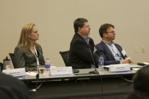 Industry Council Members Kimberly Boone (Chevron Corporation), Mark Meili (P&G), Frank Ham (Cascade Technologies, Incorporated)