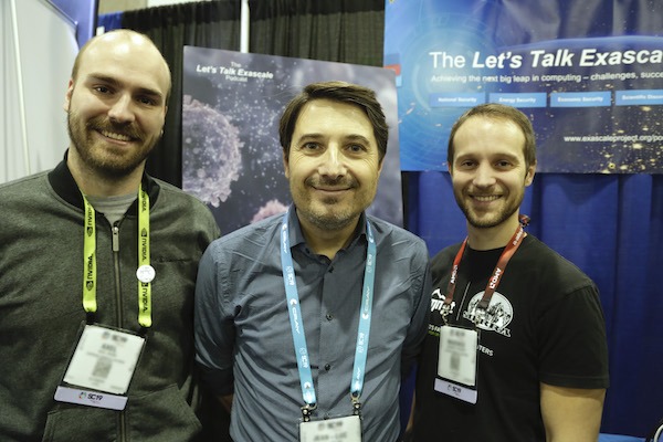 Axel Huebl, Jean-Luc Vay, and Maxence Thévenet of Lawrence Berkeley National Laboratory