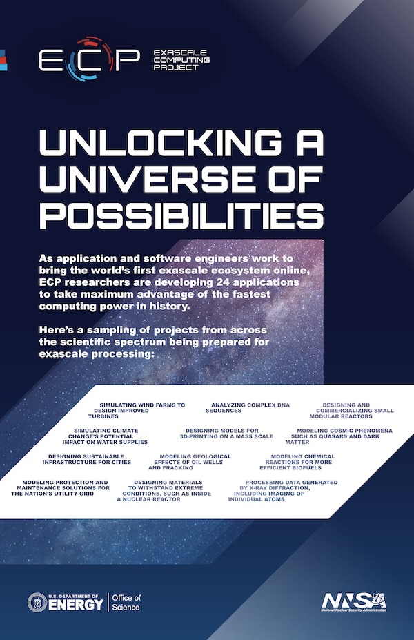 Unlocking a universe of possibilities with exascale computing