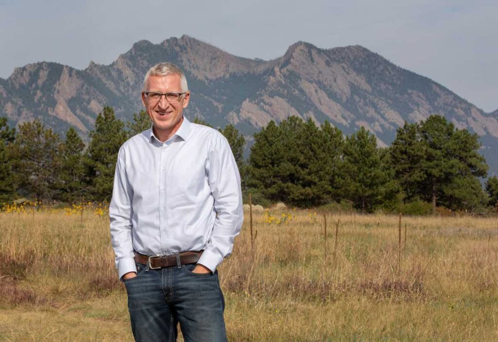 Michael Sprague, Chief Wind Computational Scientist at the National Renewable Energy Laboratory’s (NREL’s) Flatirons Campus